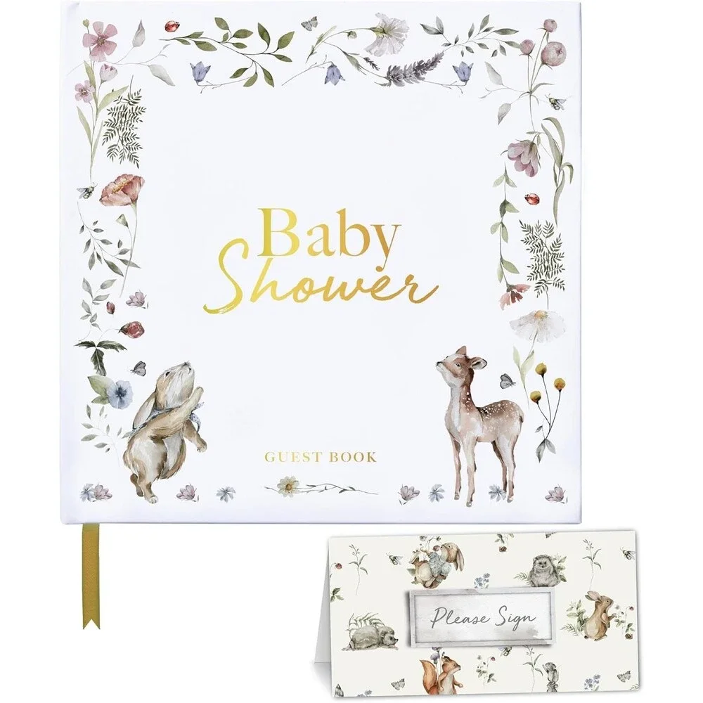 Baby Shower Guest Book, Book to Sign at Baby Shower